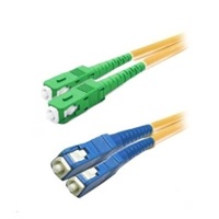 XtendLan duplexní patch kabel SM 9/125, OS2, SC(APC)-SC(PC), LS0H, 1m