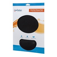MANHATTAN Podložka pod myš, gelová, černá