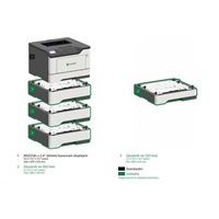 LEXMARK ČB MFP MX722ade A4, 66ppm, 2048MB, duplex, USB 2.0