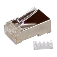 Konektor STP RJ45 (8p8c), Cat6, 50µm, skládaný, licna(lanko) - 100 ks