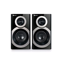 C-TECH repro SPK-310B, 2.0, dřevěné, černé