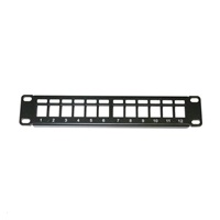 10" modulární patch panel XtendLan 12port, černý
