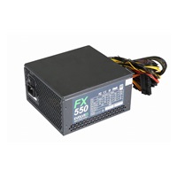 EVOLVEO FX 550 , zdroj 550W ATX, 14cm, tichý, 80+, bulk, záruka 3 roky