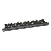 19" Patch panel LEXI-Net telefonní 25port, UTP, Cat3, krone, černý