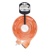 Solight prodlužovací přívod - spojka, 1 zásuvka, 10m, 3 x 1mm2, oranžová