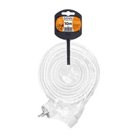 Solight prodlužovací přívod - spojka, 1 zásuvka, 10m, 3 x 1mm2, bílá
