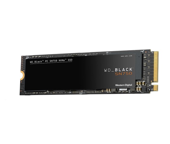 WD BLACK SSD NVMe 2TB PCIe SN750, Gen3 8 Gb/s, (R:3400, W:2900MB/s)+Chladič