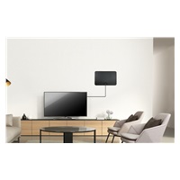 EVOLVEO Xany 2A, 230/5V, aktivní pokojová anténa FM/DAB+/DVB-T2, filtr LTE,4G,5G