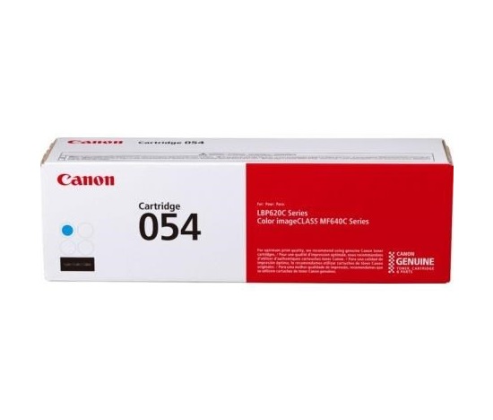 Canon TONER CRG-054 azurový pro LBP621Cw, LBP623Cdw, MF641Cw, MF643Cdw (1 200 str.)