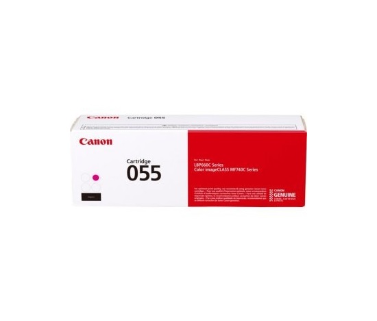 Canon TONER CRG-055 purpurový pro i-SENSYS LBP663Cdw, LBP664Cx, MF742Cdw, MF744Cdw (2 100 str.)