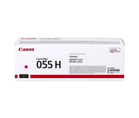 Canon TONER CRG-055H purpurový pro i-SENSYS LBP663Cdw, LBP664Cx, MF742Cdw, MF744Cdw (5 900 str.)