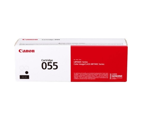 Canon TONER CRG-055 černý pro i-SENSYS LBP663Cdw, LBP664Cx, MF742Cdw, MF744Cdw (2 300 str.)