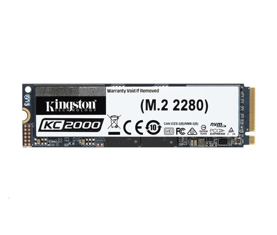 Kingston SSD 500GB disk PCIe - M.2 version NVMe