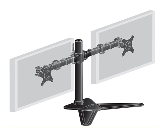 Iiyama desktop mount, dual