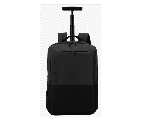 Bestlife nepremokavý batoh s kolečky na 15.6" notebook, USB