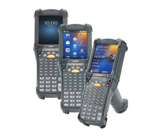 Zebra MC9200 standard, 2D, SR, BT, Wi-Fi, Gun, disp., WEC 7