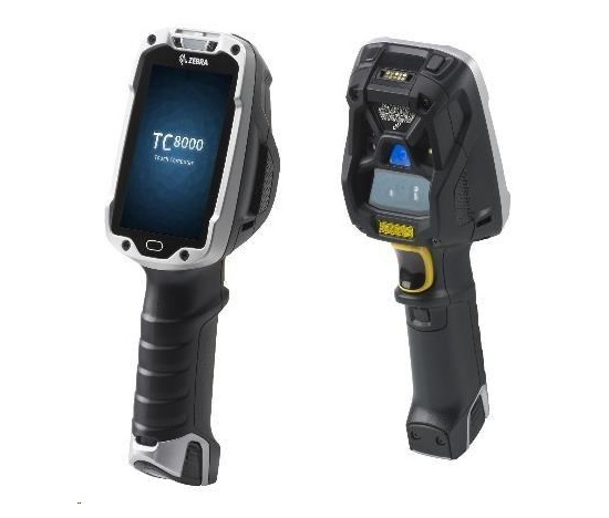 Zebra TC8000 Expansion, 2D, MR, USB, BT, Wi-Fi, NFC, hot-swap, Android