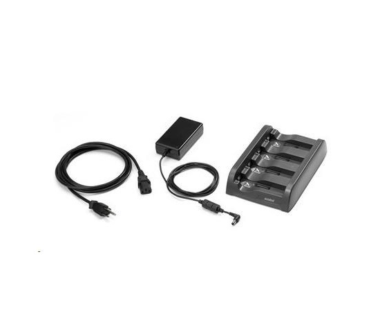 Zebra baterie charging station, 4 slots
