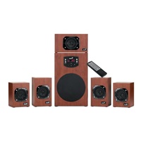 GENIUS repro dřevěné SW-HF 5.1 4600 v2, Home Theater, 120W RMS, DO