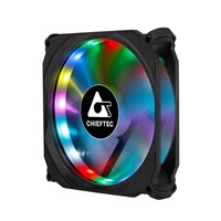 CHIEFTEC duhový větrák TORNADO CF-1225RGB s 6-pinovým konektorem pro  GR-01B/CF-3012-RGB