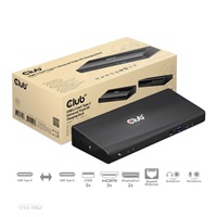 Club3D USB C 3.2 Gen1 Universal Triple 4K Charging Dock