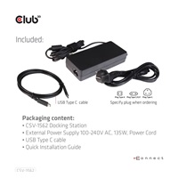 Club3D USB C 3.2 Gen1 Universal Triple 4K Charging Dock