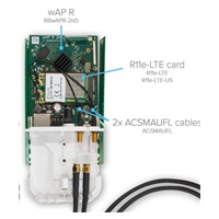 MikroTik ACSMAUFL Pigtail, 15cm, U.FL - SMA Female