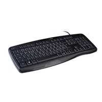 C-TECH Klávesnice KB-107 USB, ERGO, černá, CZ/SK