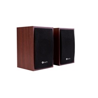 C-TECH Repro SPK-09, 2.0, dřevěné, USB