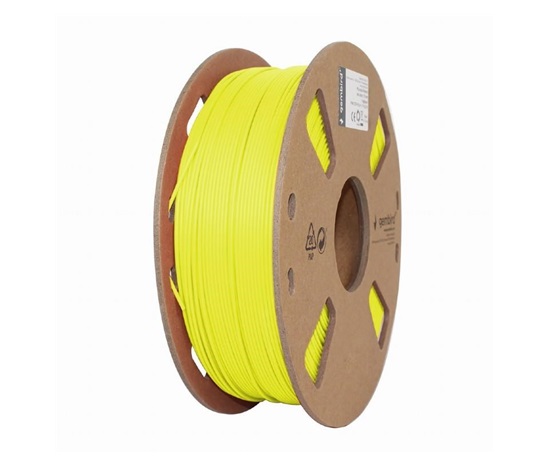 GEMBIRD Tisková struna (filament) PLA, 1,75mm, 1kg, fluorescentní, žlutá