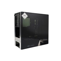 IN WIN skříň 905, Mid Tower, průhledný bok, bez zdroje, silver