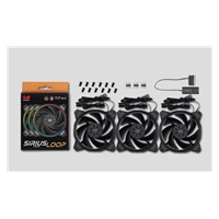 IN WIN Ventilátor Sirius Loop ASL120, RGB,  Triple pack