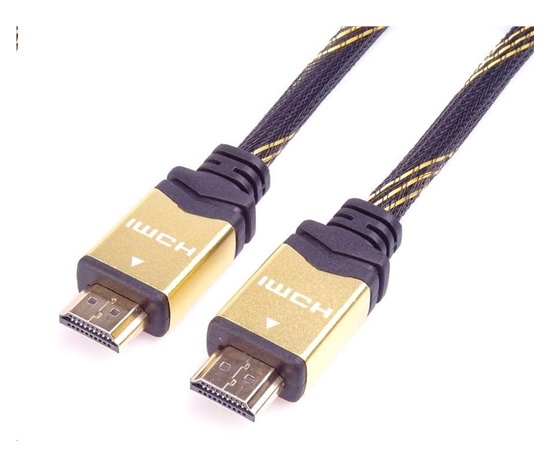 PREMIUMCORD Kabel HDMI 2.0 High Speed + Ethernet kabel HQ, zlacené konektory, 1,5m