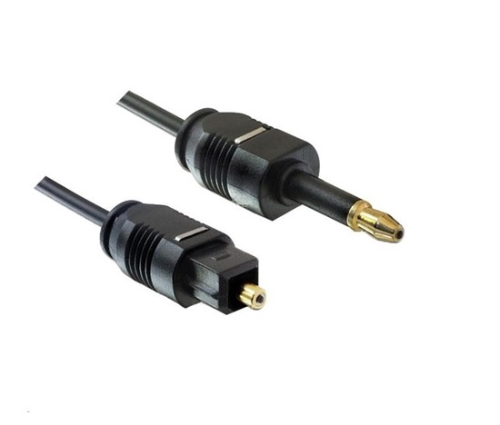 PREMIUMCORD Kabel 3,5mm mini Toslink - Toslink, OD:2.2mm, délka 2m