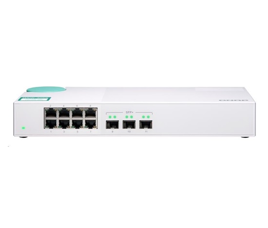 QNAP switch QSW-308S (8xGbE,3xSFP+,fanless)