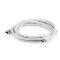 GEMBIRD Kabel USB - USB-C, 1m, bílá