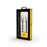 GEMBIRD Kabel USB na USB-C kabel (AM/CM), 1,8m, opletený, černý, blister