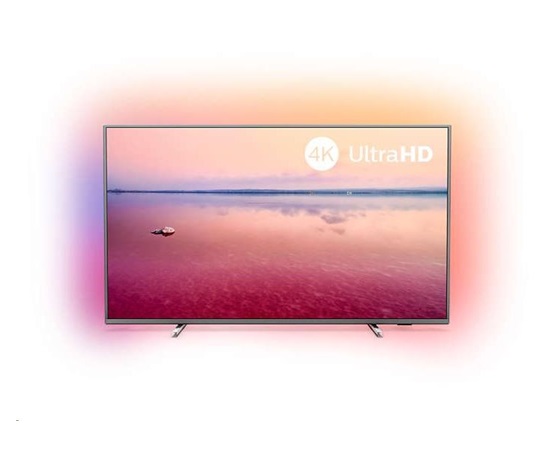 Philips 43PUS6754/12, stříbrná SMART 43" 4K UHD LED Ultra Slim TV SAPHI, Ambilight 3, DVB T/C/T2/T2-HD/S/S2