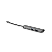 VERBATIM Dokovací stanice USB-C 4v1, 1x HDMI, 1xUSB-C, 2xUSB, šedá