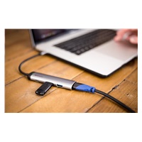 VERBATIM Dokovací stanice USB-C 4v1, 1x HDMI, 1xUSB-C, 2xUSB, šedá