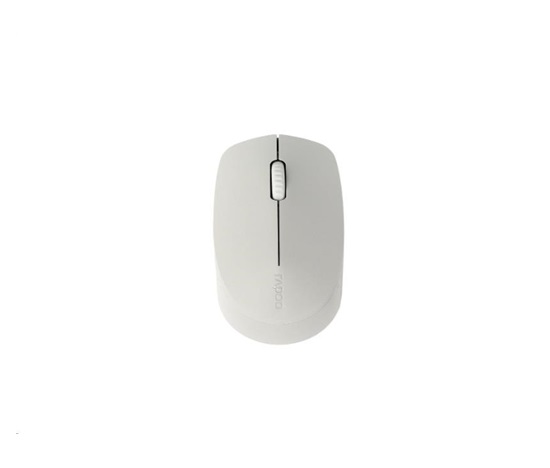 RAPOO myš M100 Silent Comfortable Silent Multi-Mode Mouse, Light Grey