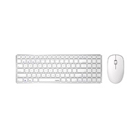 RAPOO set klávesnice a myš 9300M, bezdrátová, Multi-Mode Slim Mouse, Ultra-Slim Keyboard, bílá