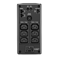 APC Back-UPS Pro BR 650VA, 6 Outlets, AVR, LCD Interface (390W)