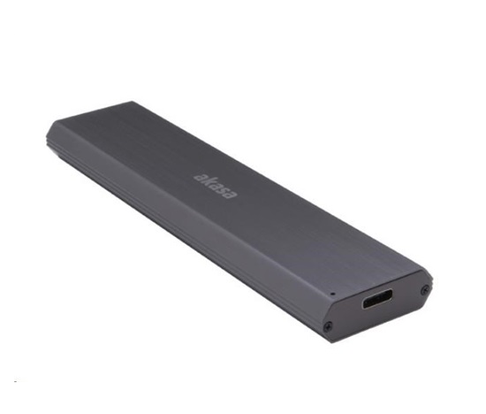 AKASA externí box pro M.2 PCIe NVMe SSD, USB 3.1 Gen 2 Superspeed+ (Supports 2242, 2260 & 2280), 10Gb/s, hliníkový