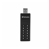 VERBATIM USB 3.0 Drive 64 GB - Keypad Secure (R:160/W:140 MB/s) GDPR