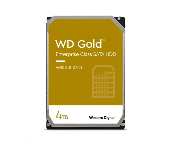 WD GOLD WD4003FRYZ 4TB SATA/ 6Gb/s 256MB cache 7200 ot., CMR, Enterprise