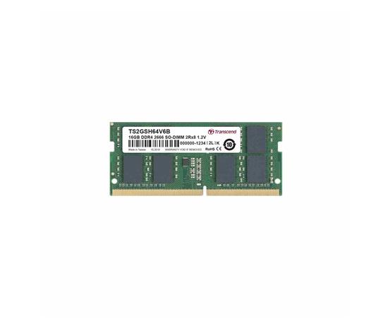 TRANSCEND SODIMM DDR4 8GB 2666MHz 1Rx8 1Gx8 CL19 1.2V