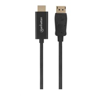 MANHATTAN Kabel DisplayPort na HDMI 1080p, 1m, černý