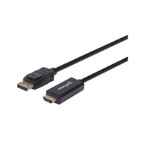 MANHATTAN Kabel DisplayPort na HDMI 1080p, 1.8m, černý