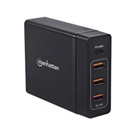 MANHATTAN USB nabíjecí stanice Power Delivery Charging Station – 72 W, černá